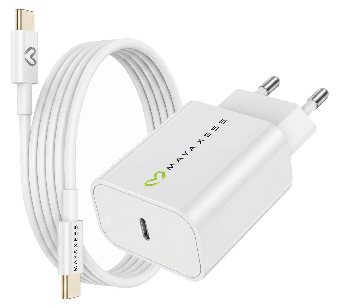 Avizar Netadapter 20W met USB-C kabel 1 meter wit