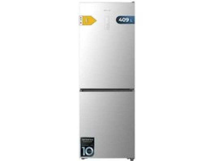 Cecotec Réfrigérateur Combi 409L No Frost Bolero CoolMarket Combi 409 Inox E. Hauteur 185cm MAX INSIDE avec VIP Tech