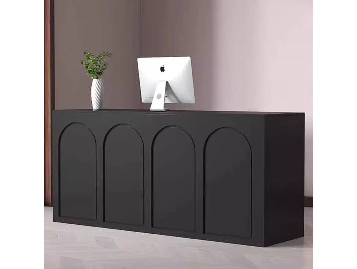 Décorations, comptoir de réception de salon, présentoir, bureaux de réception de beauté, bureaux de réception simples, escritorio de recepción, meubles de luxe