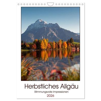 Herbstliches Allgäu (Wandkalender 2026 DIN A4 hoch), CALVENDO Monatskalender
