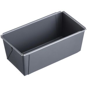 Westmark Backform Back Meister, Brotbackform ausziehbar, Stahl, 22-35 x 12 x 9 cm, anthrazit, antihaftbeschichtet, Kastenform