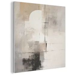 AKUSTIKBILD Abstrakt - Kunst - Grau Wandbilder 60x60 cm