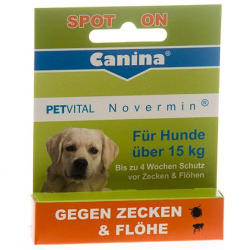 Petvital Novermin flüssig f.Hunde über 15 kg 4 ml Flüssigkeit