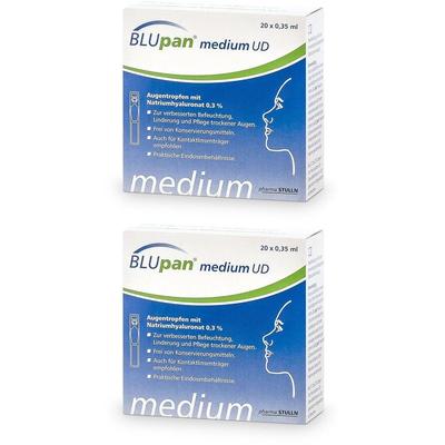 Blupan medium UD Augentropfen 2x 2x20x0,35 ml