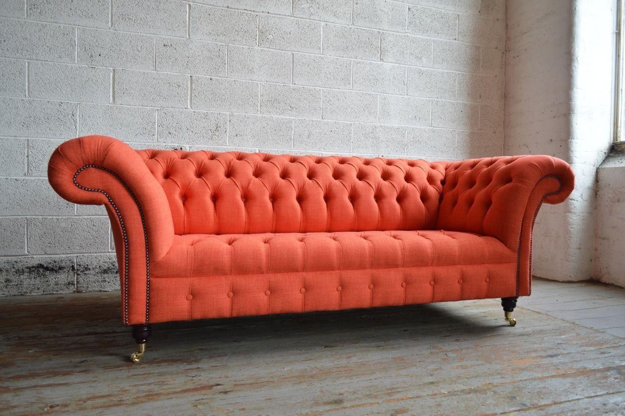 Chesterfield 3-zits XXL gepolsterde sofa voor volwassenen