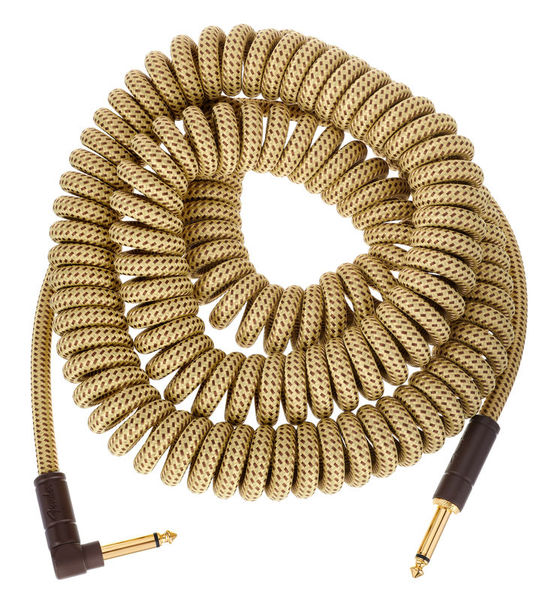 Fender Deluxe Coil Cable 9m YW Tweed Yellow Tweed
