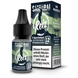 Reiz 10ml Liquid by Samurai Vaping 12mg / 10ml