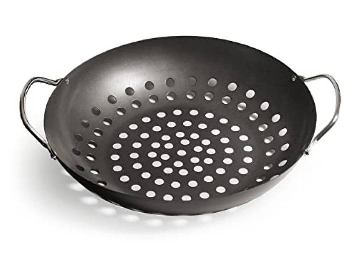 Enders GRILLMAND Grillaccessoire 8790, BBQ Gourmet, grillmand groentenor groenten, salade, vis, gecoate pan voor grill