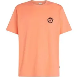 O'NEILL Herren Shirt SLUB BACK PRINT T-SHIRT, Größe L in Orange Orange
