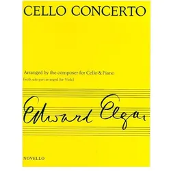 Concerto for Cello Op. 85: Arranged for Viola & Piano, Fachbücher