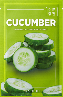 The Saem Máscara de Rosto Natural Cucumber 1 un