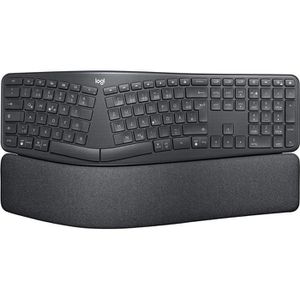 Logitech Tastatur Ergo K860, mit Handballenauflage, USB / Bluetooth