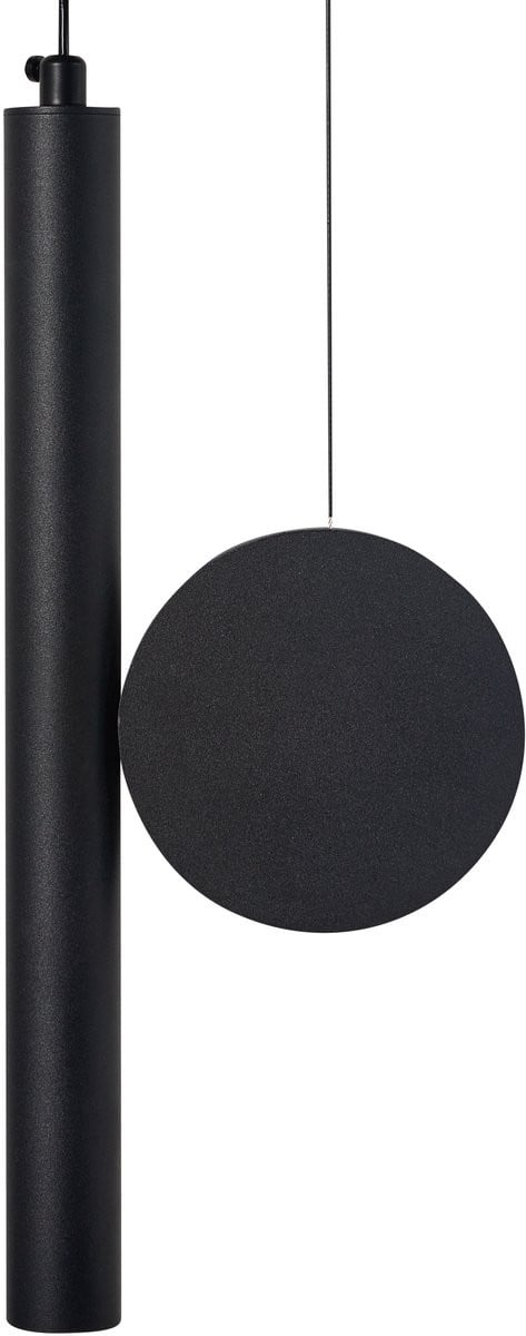 Beliani Moderne LED Hanglamp van Aluminium en Metaal - Zwart