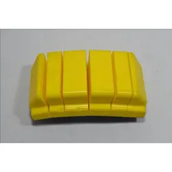 hochflexibler Handschleifklotz flach mit Klett und horizontalen Schnitten