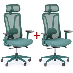 Bürostuhl MIDA 1+1 GRATIS, zelená