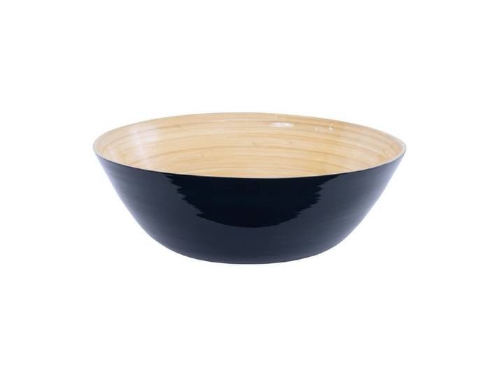 albert l. (punkt) Schüssel Bambus-Schüssel stahlblau 40x14cm, Bambus, (Schüsseln)