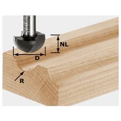 Festool 490983 Hohlkehlfräser Länge 38 mm Produktabmessung, Ø 8 mm Arbeits-Länge 8 mm Schaftdurchmesser 8 mm