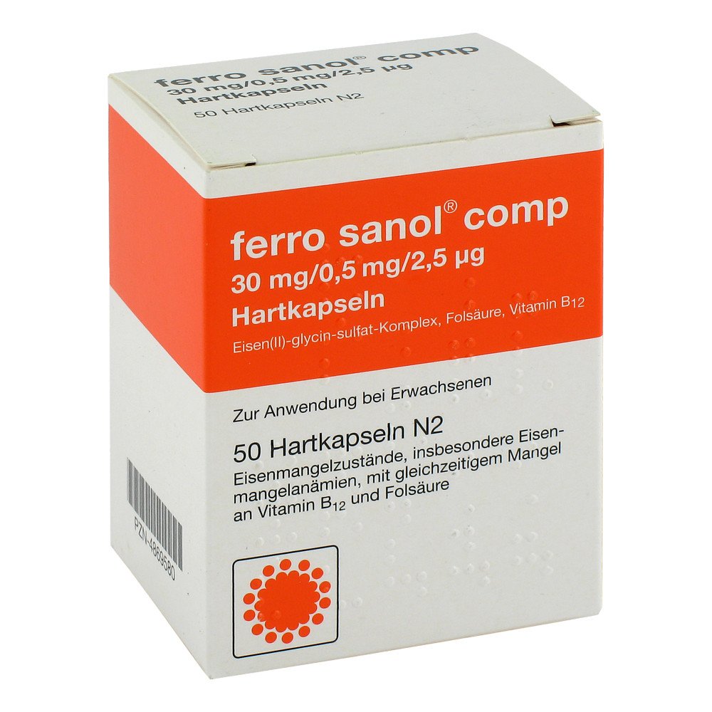 Teofarma s.r.l. Ferro sanol comp 30mg/0,5mg/2,5μg 04869580
