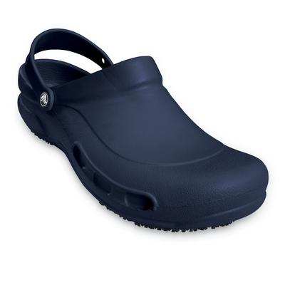Berufsschuh CROCS "BISTRO" Gr. 38, blau (navy), 38, Croslite™, Schuhe, Clog, Clog für Gastronomie, Pflege, Krankenhaus mit geschlossenem Fußbereich