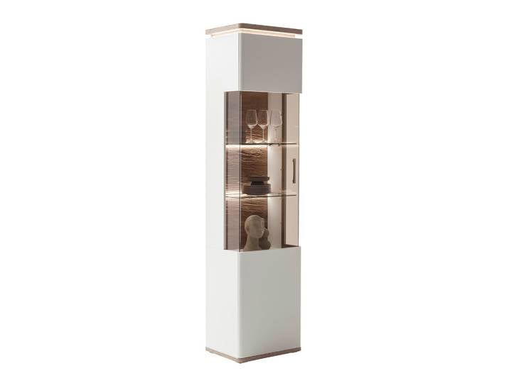Vitrine Palermo Weiß Dekor