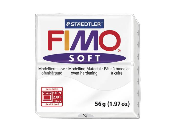Fimo Soft Modelliermasse Weiss 57 g