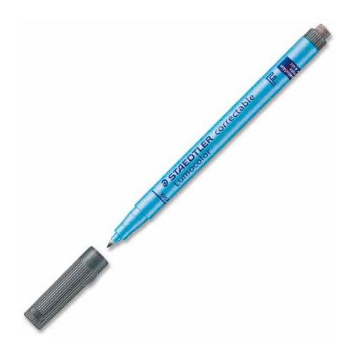 Staedtler Lumocolor correctable NonPermanent-Marker 305F schwarz 10 Stück