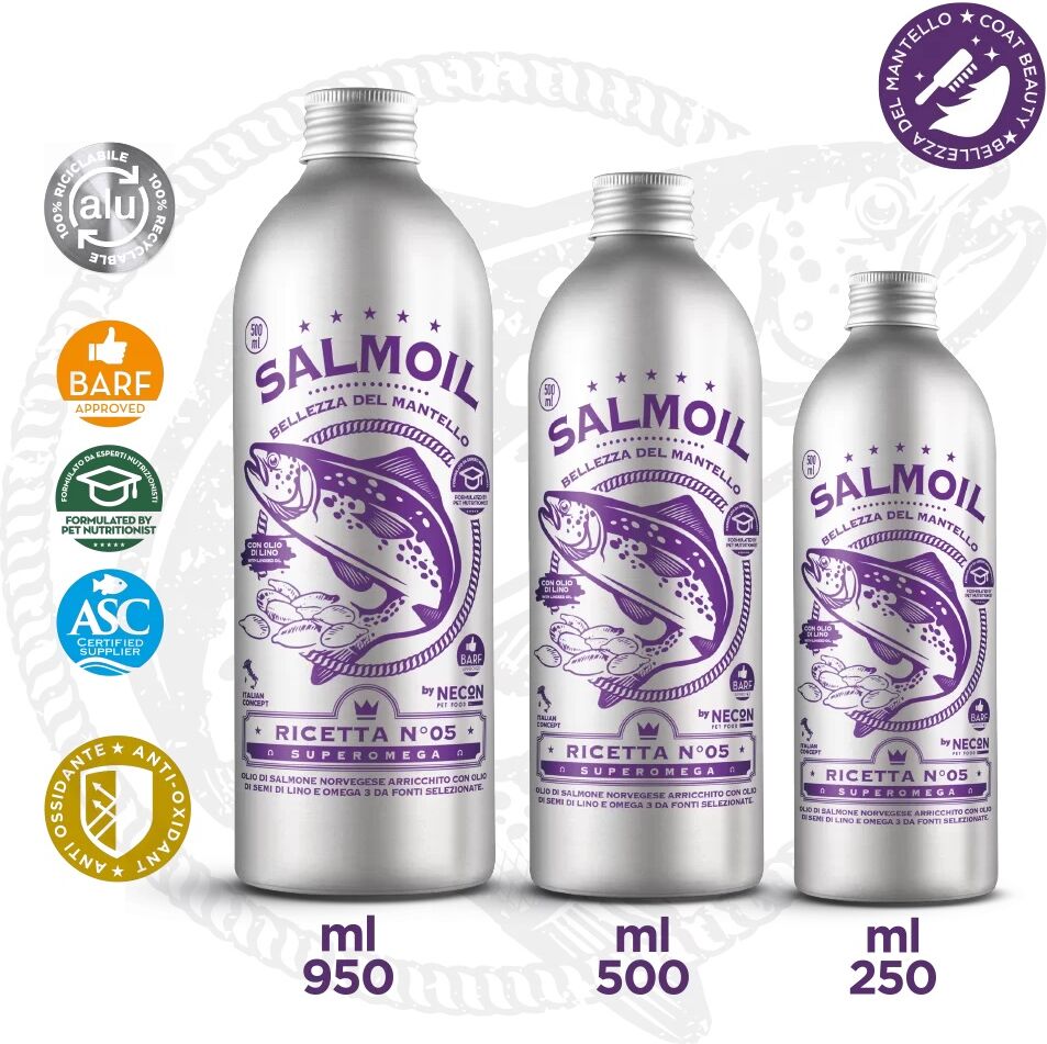Necon Pet Food Srl Salmoil Ricetta 5 Superom500ml