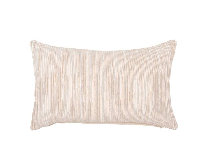 Kissenbezug aus gewebter Bio-Baumwolle, ecru und beige, 50x30cm