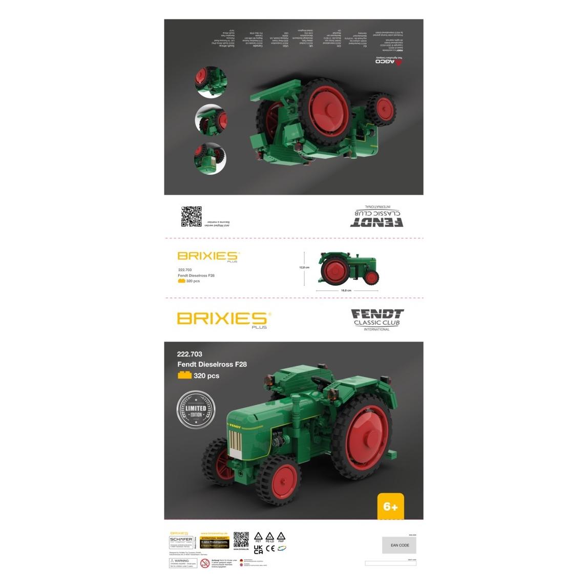 Brixies Plus Fendt Dieselross F28 Classic Club Collection (222703)