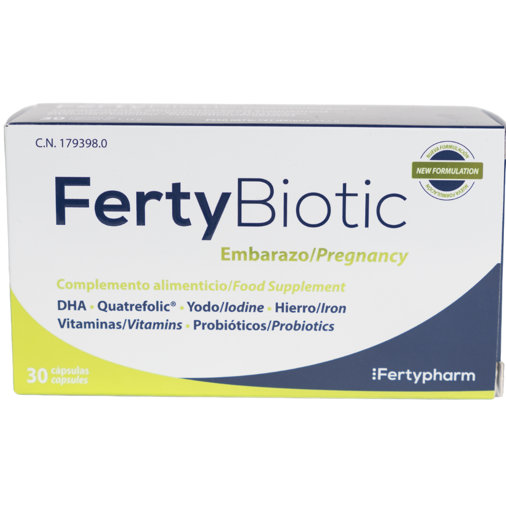 Fertypharm Fertybiotic Complemento alimenticio para embarazadas 30&nbsp;caps.