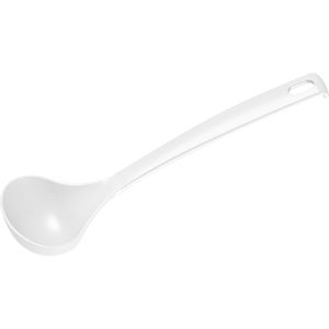 Fackelmann Schöpflöffel Blanca, 24299, Kunststoff, 26cm, Ø 8cm, spülmaschinengeeignet, weiß