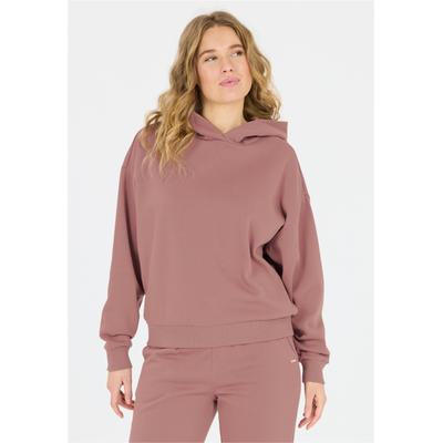 Sweatshirt ATHLECIA "Carmen", Damen, Gr. 34, rot, 65% Polyester, 35% Baumwolle, meliert, normal, ohne Ausschnitt, Sweatshirts Sweatshirt, mit Cotton-Touch