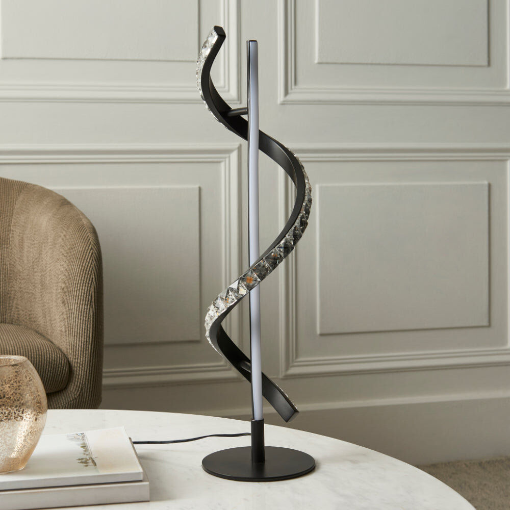 Canora Grey Lamp Black 46.5cm H X 12cm W X 12cm D