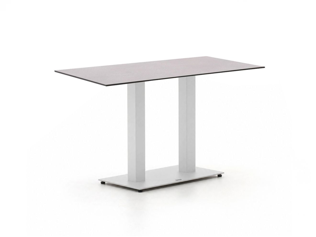 Forza Furniture Tuineettafel Forza - Rechthoekig - Wit - Kunststof