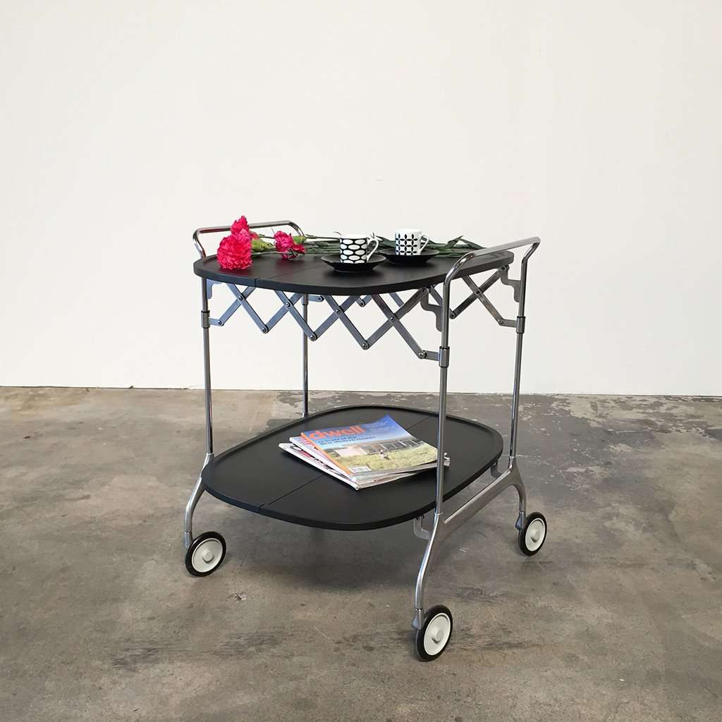 Kartell Gastone Rollwagen (schwarz) schwarz