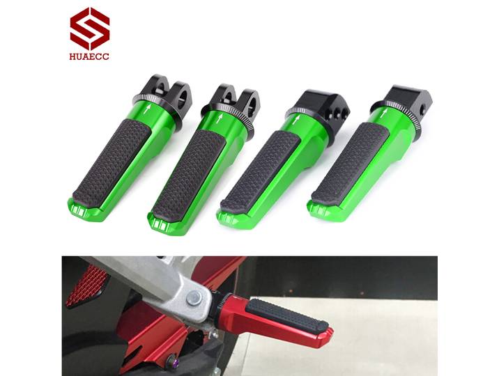 Repose-pieds avant et arrière CNC, pour Kawasaki Z750R Z800 Z800E Z1000 Z1000R ZX-6R ZX-10R ZX6R ZX10R