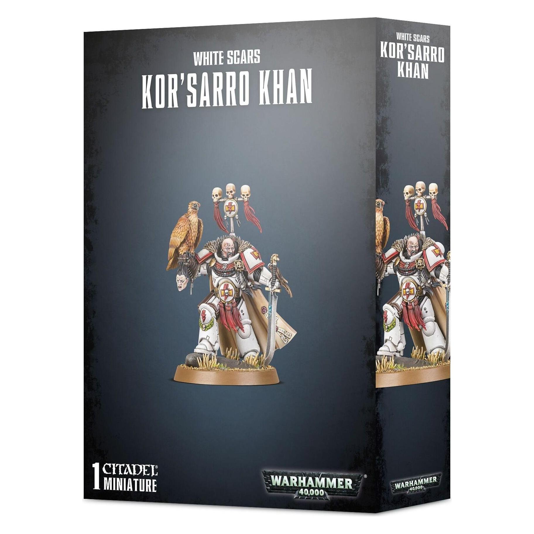Games Workshop Warhammer 40k - White Scars Kor'Sarro Khan (Kunststoff) (48-88)