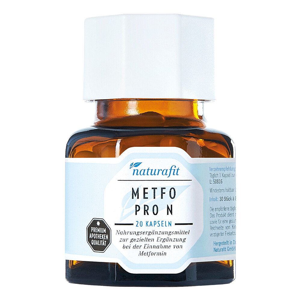 NaturaFit GmbH Naturafit Metfo Pro N Kapseln 14382034