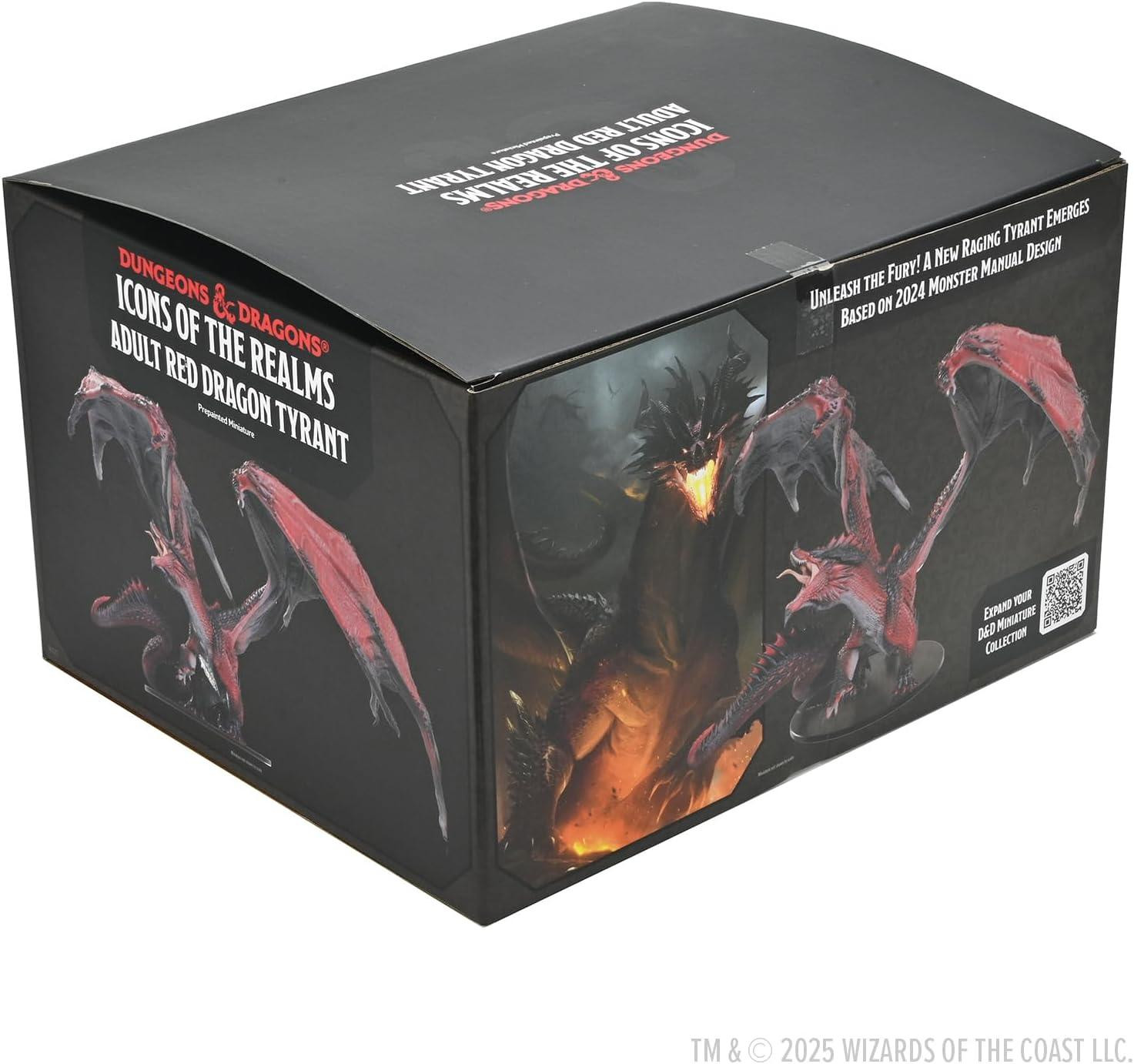 Wizkids Dungeons & Dragons Icons of the Realms Adult Red Dragon Tyrant Miniatuur