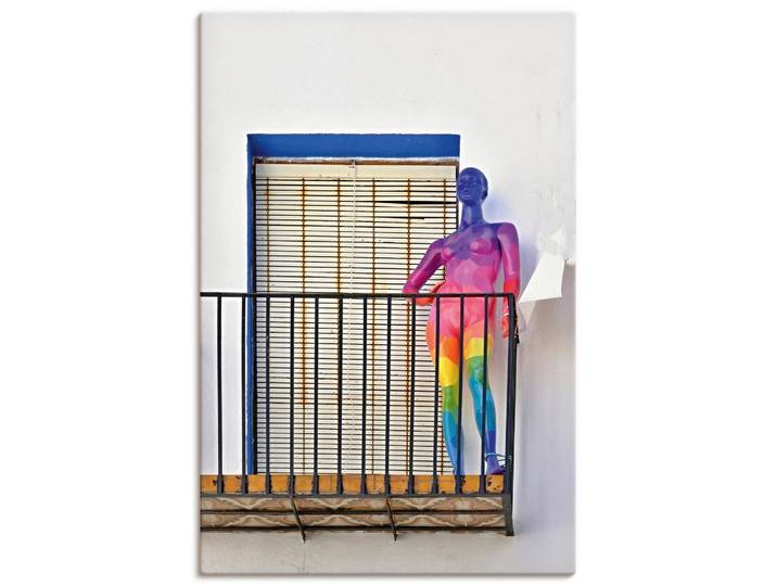 Wandbild ARTLAND Regenbogen Schaufensterpuppe , bunt (farbe bild(er): farbig), B:20cm H:30cm, Bilder, Wandbild, als Alubild, Leinwandbild, Poster, Wandaufkleber in verschied. Grössen