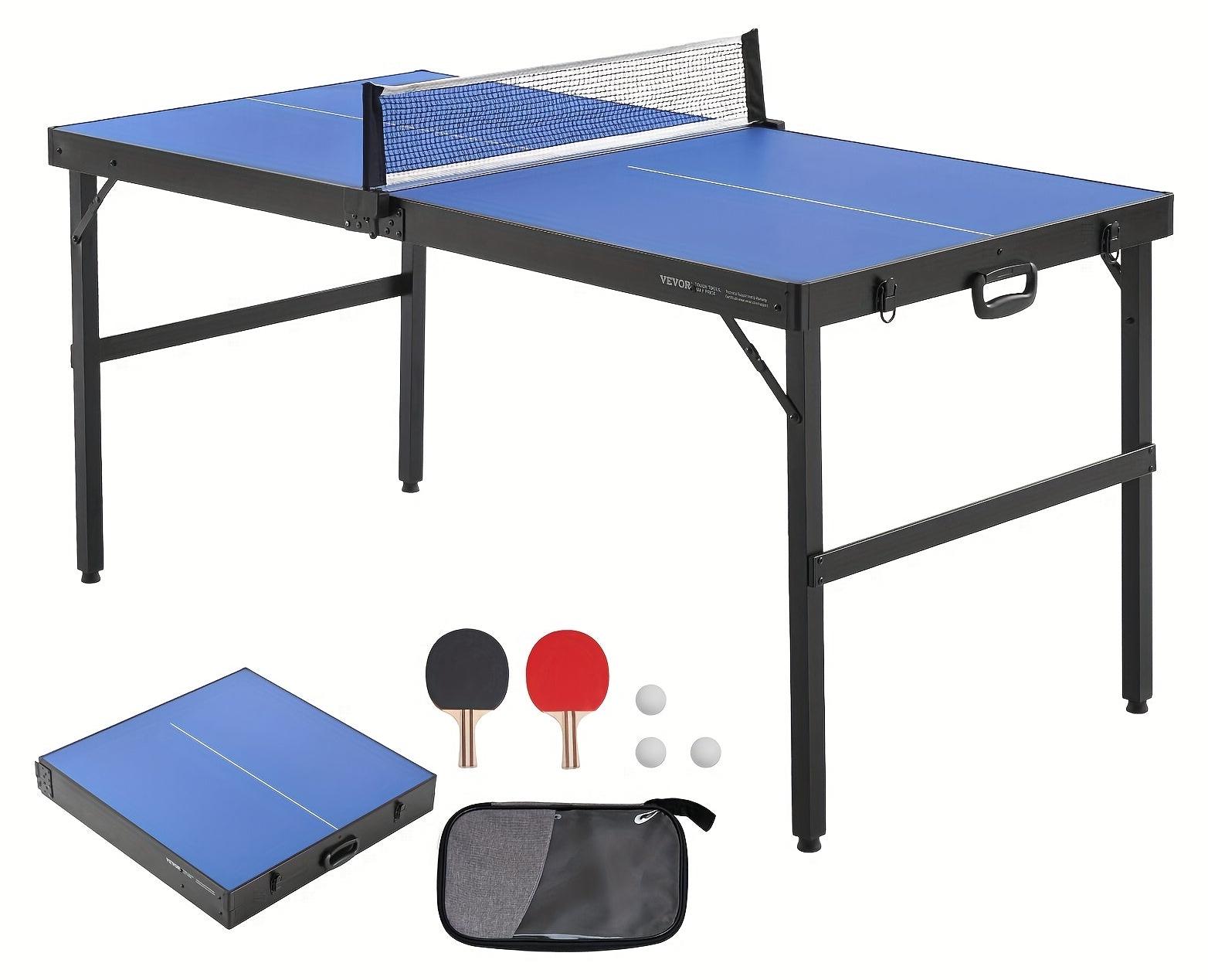 Tischtennisplatte - Pingpongplatte - Spieltisch - Pingpongtisch (für den Innenbereich) - Klappbare Tischplatte - Aluminiumlegierung