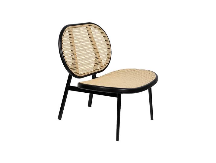 Design Loungesessel „Spike“ Rattan Natural / all Webbing Zuiver
