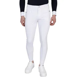 Reithose Herren Full-Grip Founder Hose Weiß / M
