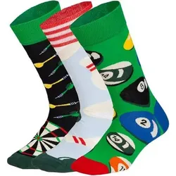 DILLY SOCKS Socken Strike & Score (3er Box), Größe 41/46 in Bunt Bunt