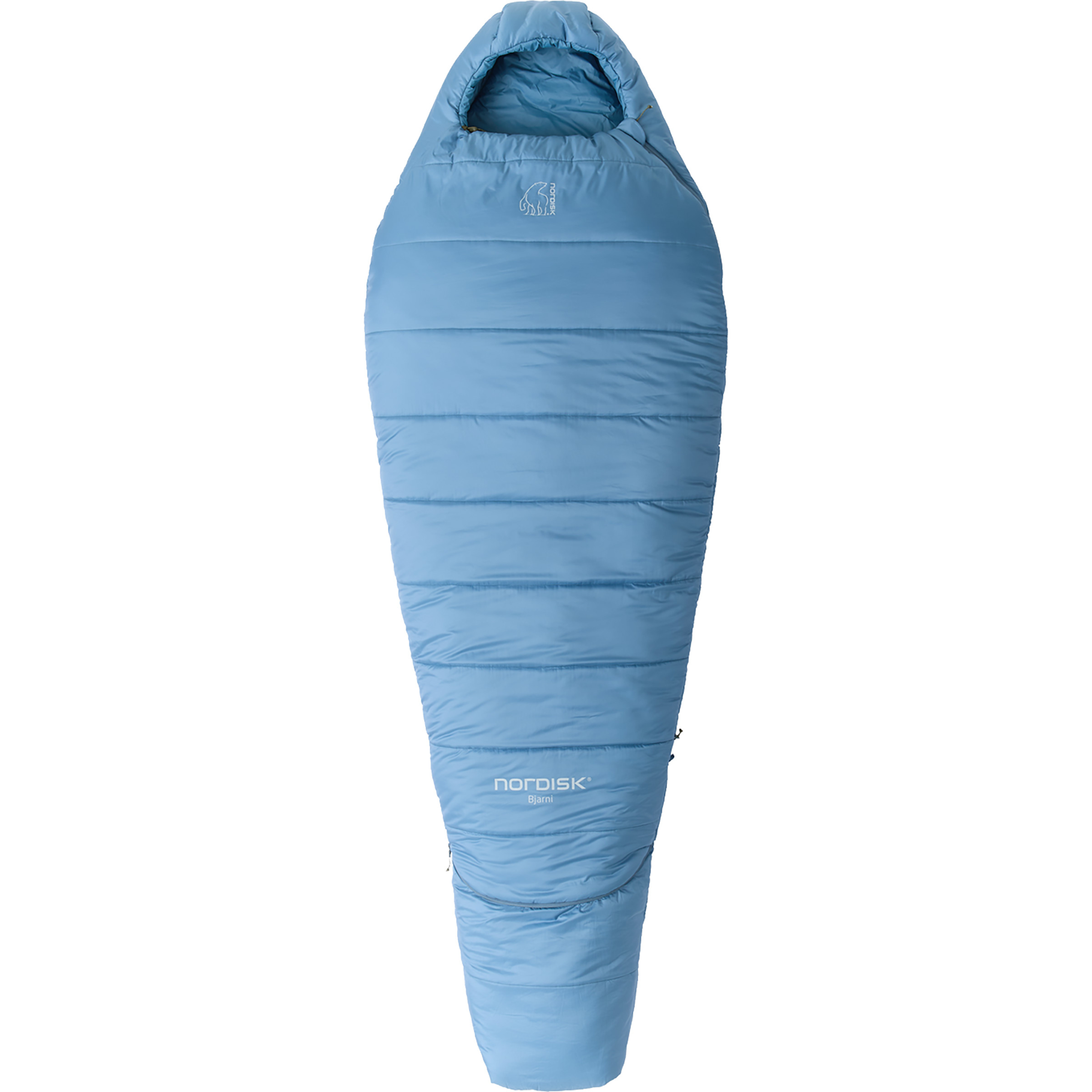 Nordisk Bjarni Scout Mummy Schlafsack Kinder Kunstfaserschlafsäcke blau Größe MAX. 150CM Trekking Wasserabweisend