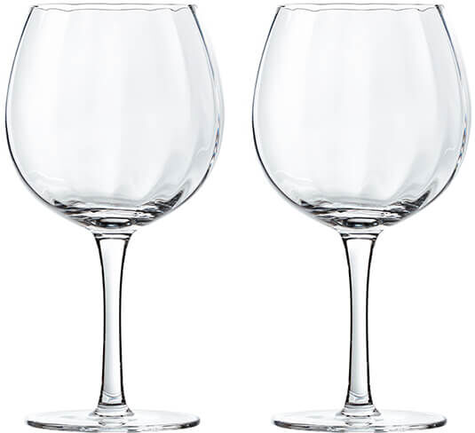 Artisan Street Ripple Set Of 2 Balloon Gin Glasses