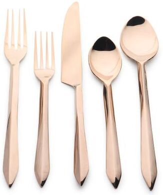 INOX ARTISANS Estique Bronze PVD 5 Pcs. Flatware Set