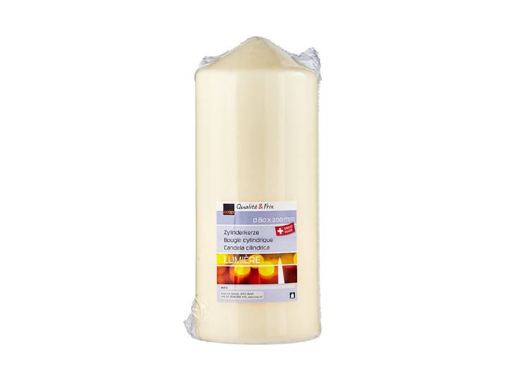 Inhouse Zylinderkerze ecru 8x20cm