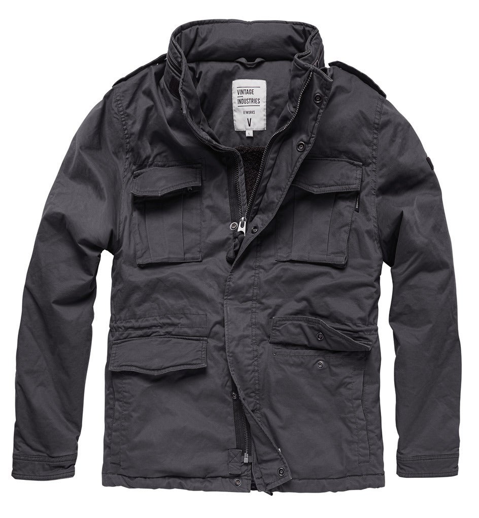 Vintage Industries Madison Textiljacke 25117-steel-S