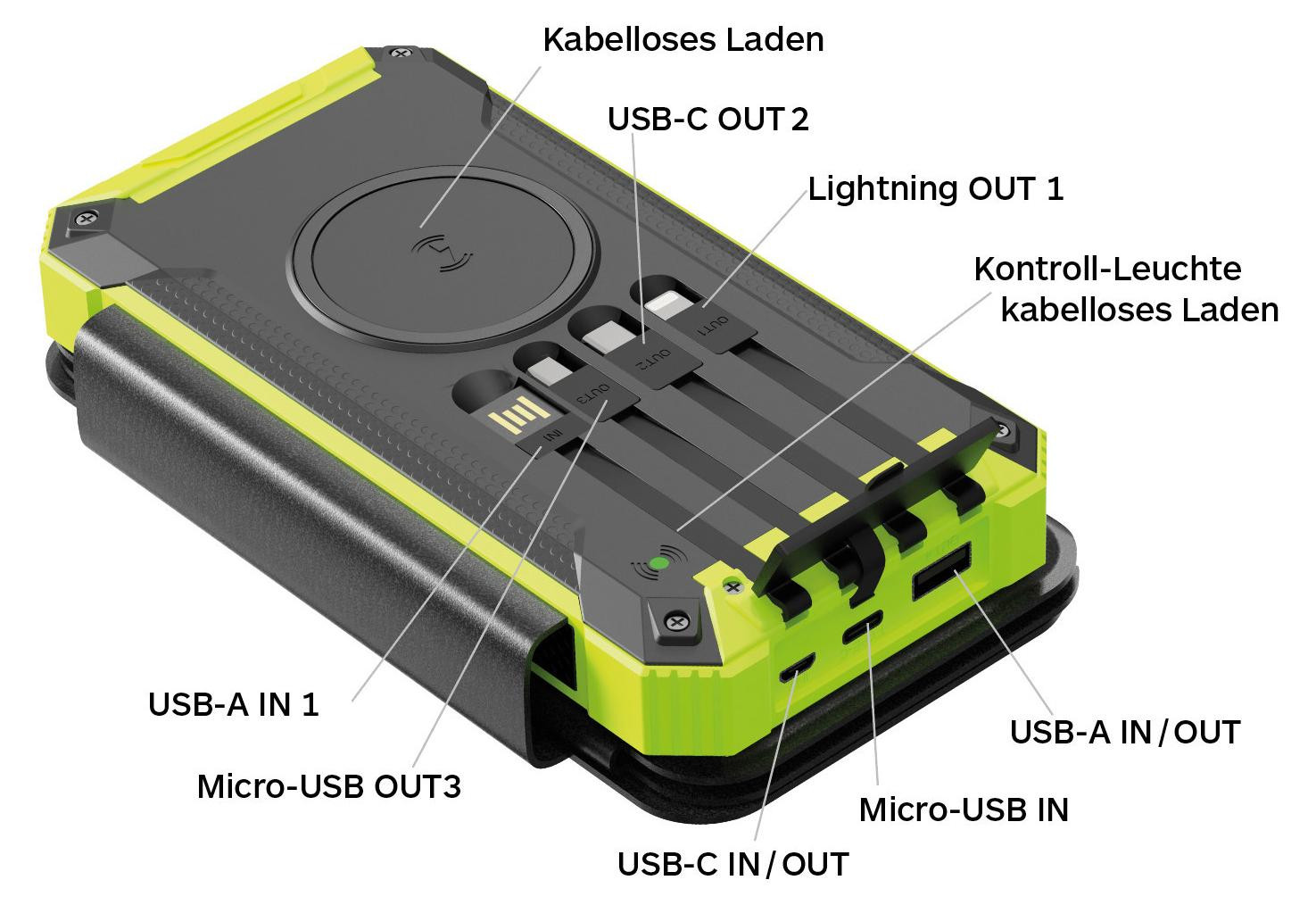 RealPower PB-20000 Solar Powerbank